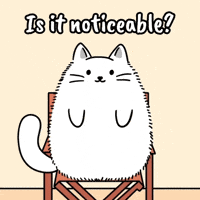 Sitting White Cat GIF by MESA My Emotional Support Animal