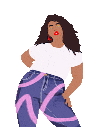 Girl Woman Sticker