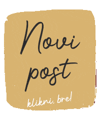 Novi Post Sticker by Tijana Dapcevic
