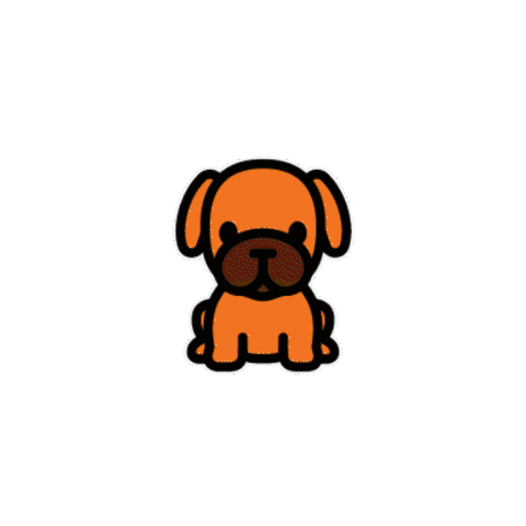 Boxer Dog Thanks Sticker