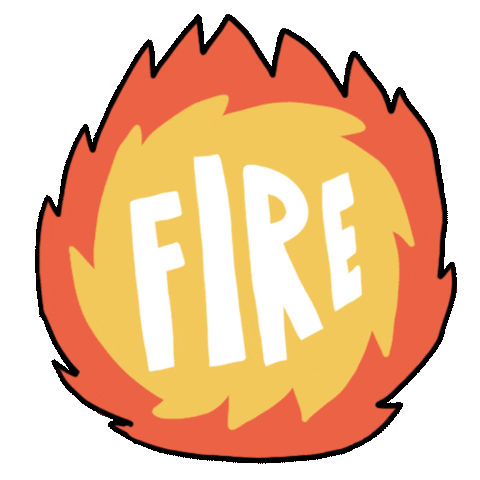 Fire Sticker by Treefort Music Fest