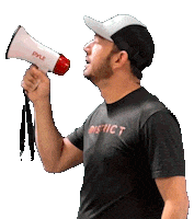 districtnhv yelling announcement district district dave Sticker