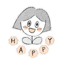 Happy Sticker