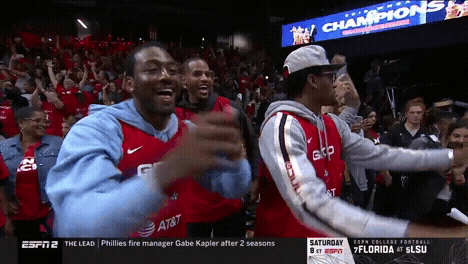 Excited Washington Wizards GIF by WNBA