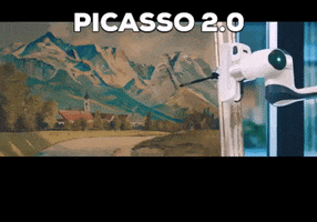 frankaemika robot painting automation picasso GIF