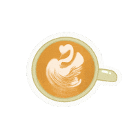 shammalamri art coffee morning cup Sticker