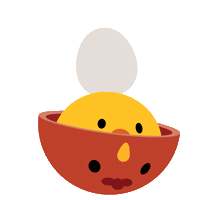 Happy Chicken Sticker