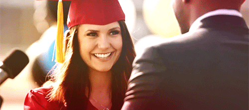nina dobrev graduation GIF