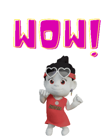 Girl Wow Sticker by Zhotcita