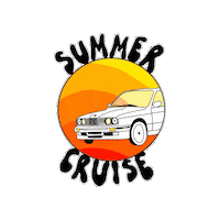 Summer Car Sticker by Hochzeitsfahrten_Bonn