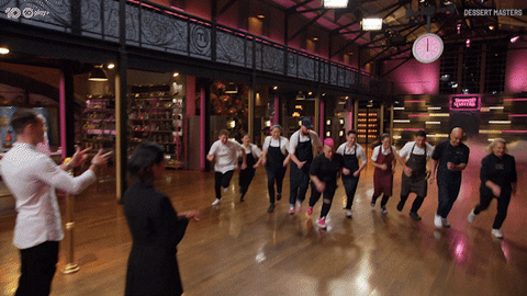 Run Dessert GIF by MasterChefAU