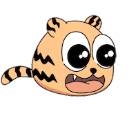 Excited Cat Sticker