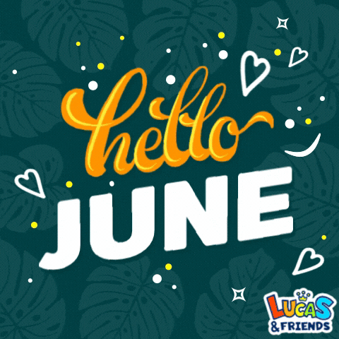 First Of The Month June GIF by Lucas and Friends by RV AppStudios