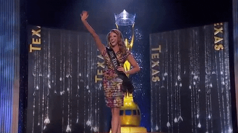 Miss Texas Wave GIF by Miss America