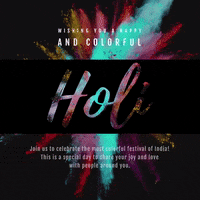 Holi Festival Love GIF by Couponmoto