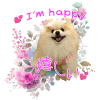 Happy 犬 Sticker