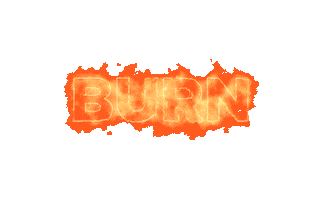 Fire Burn Sticker by Babel.fit