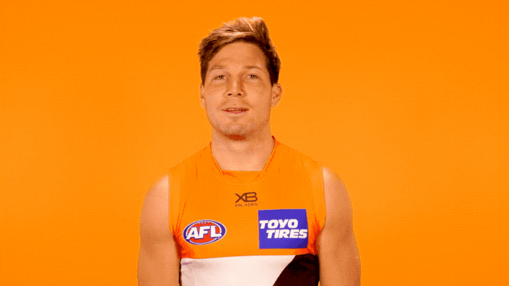 Aussie Rules Wink GIF by GIANTS
