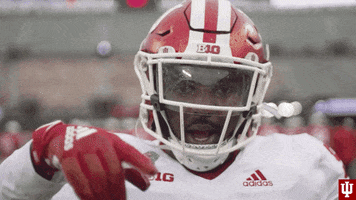 Football Point GIF by Indiana Hoosiers