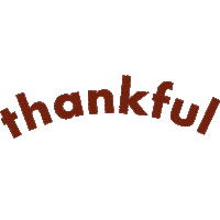 Thanks Thanksgiving Sticker by Beauty by Earth