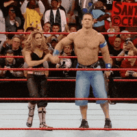 John Cena Wwe GIF by Trish Stratus