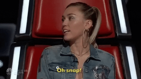 Miley Cyrus Oh Snap GIF by The Voice