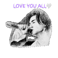 kazefanart love you all fujiikaze 藤井風 Sticker