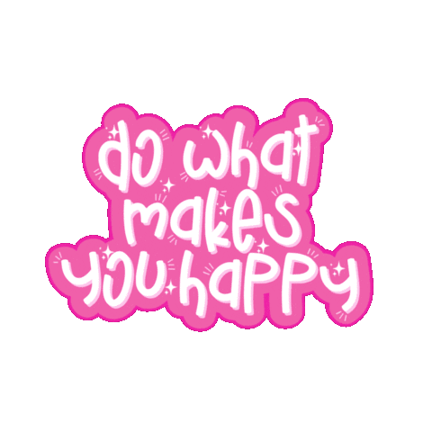 Happy Pink Sticker