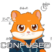 Thinking What Sticker by Hamieverse