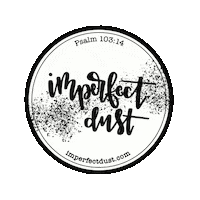 Imperfect Dust Sticker by Danielle Stringer