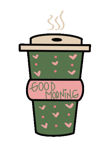 Good Morning Pink Sticker