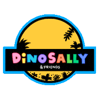 Happy Jurassic Park Sticker by DINOSALLY