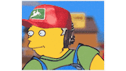 The Simpsons Farmer Sticker