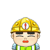 Sorry Construction Sticker