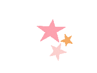 carsonplummer star stars pink stars orange star Sticker