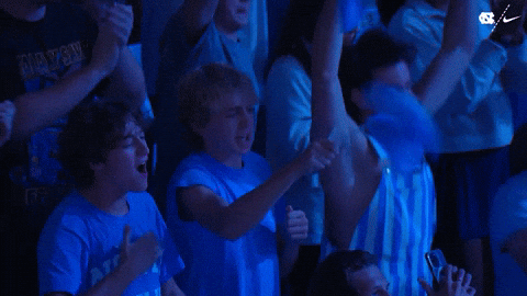 Excited Lets Go GIF by UNC Tar Heels