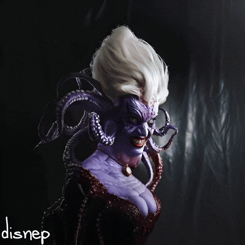The Little Mermaid Octopus GIF