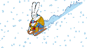 Joyeux Noel Course Sticker by Simon Super Rabbit