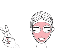 peace chill Sticker by Glow Recipe