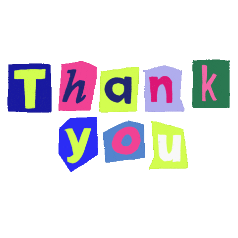 Rannybocil Thank You Sticker