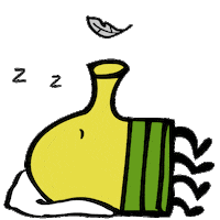 Tired Chill Sticker by Doodlejump