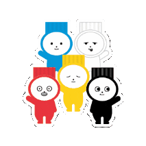 Art キャラクター Sticker by wonderfy