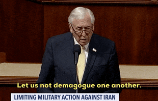 news iran steny hoyer GIF