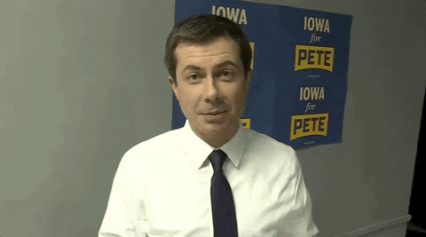 Pete Buttigieg New Years Resolution GIF