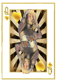 Queen Of Hearts Sticker by La Scène