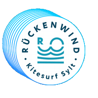 rueckenwind kitesurf sylt rückenwind Sticker