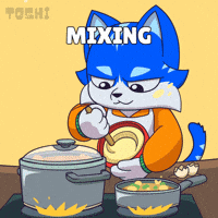 Cat Cooking GIF by Toshithecat