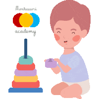 MontessoriAcademy baby toy bebe montessori Sticker