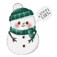 Stay Cozy Merry Christmas Sticker