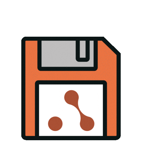 Cloud Ti Sticker by Adentro